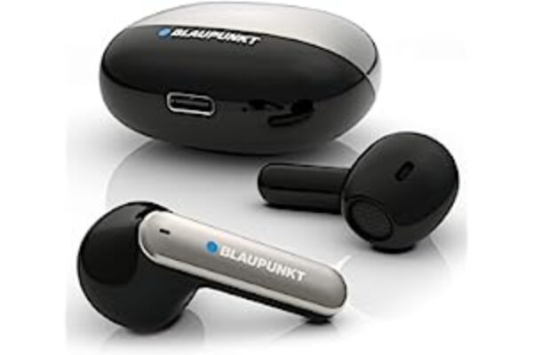 Blaupunkt BTW100 KHROME Bassbuds Truly Wireless Bluetooth Earbuds