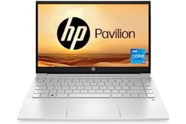Silver HP Pavilion 14 Laptop with Intel Core i5