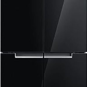 Midea Side By Side Refrigerator Black