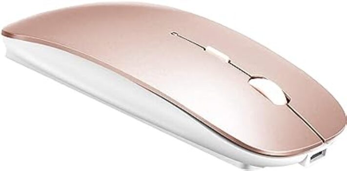 Wireless Bluetooth Mouse for MacBook (BT/Rose Gold)