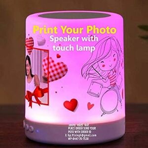 Printpack Smart Touch Mood Lamp Speaker (Multicolour)