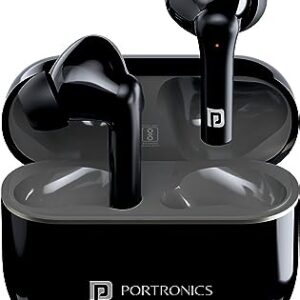 Portronics Harmonics Twins S6 TWS Earbuds (Black)