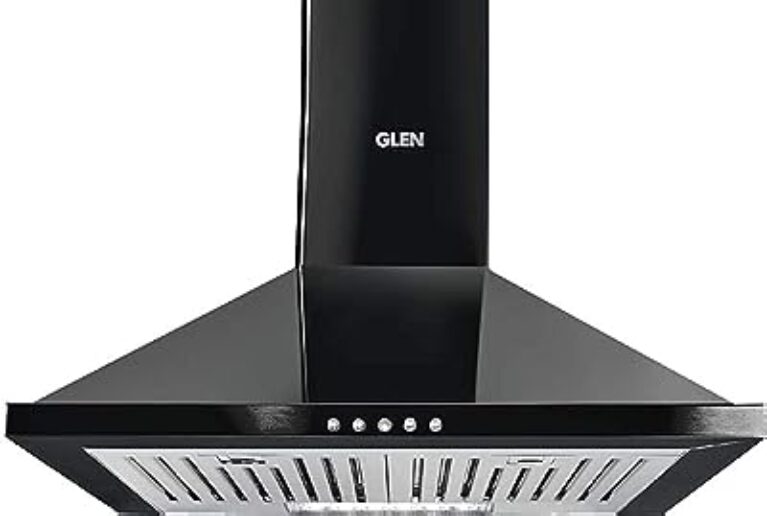 Glen 60cm Kitchen Chimney 6050 DX Junior Black