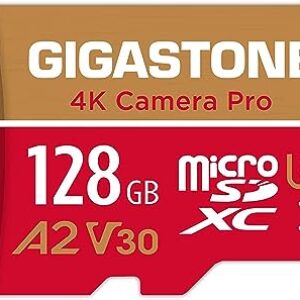 Gigastone 128GB Micro SD Card 4K Camera Pro