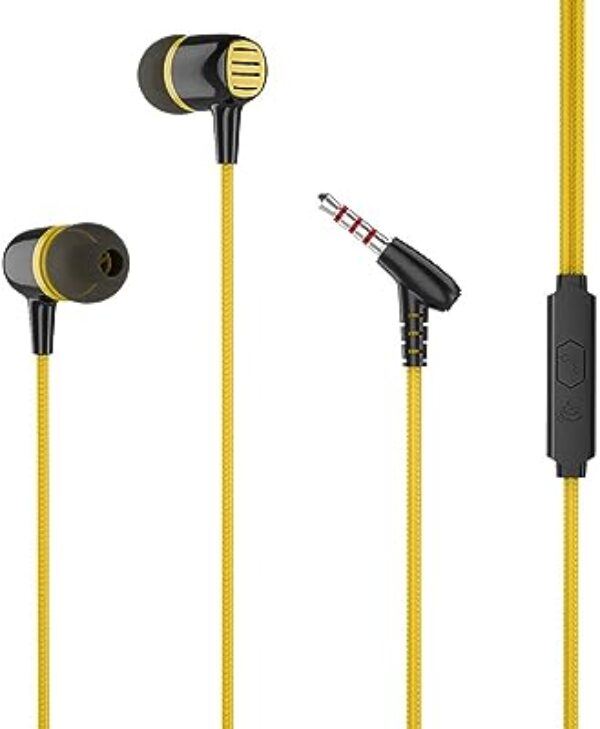 Earonics Wired Earbuds Yellow