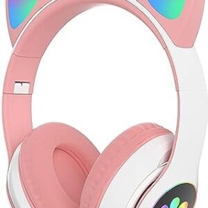 WK LIFE Kids Headphones with Mic - Pink