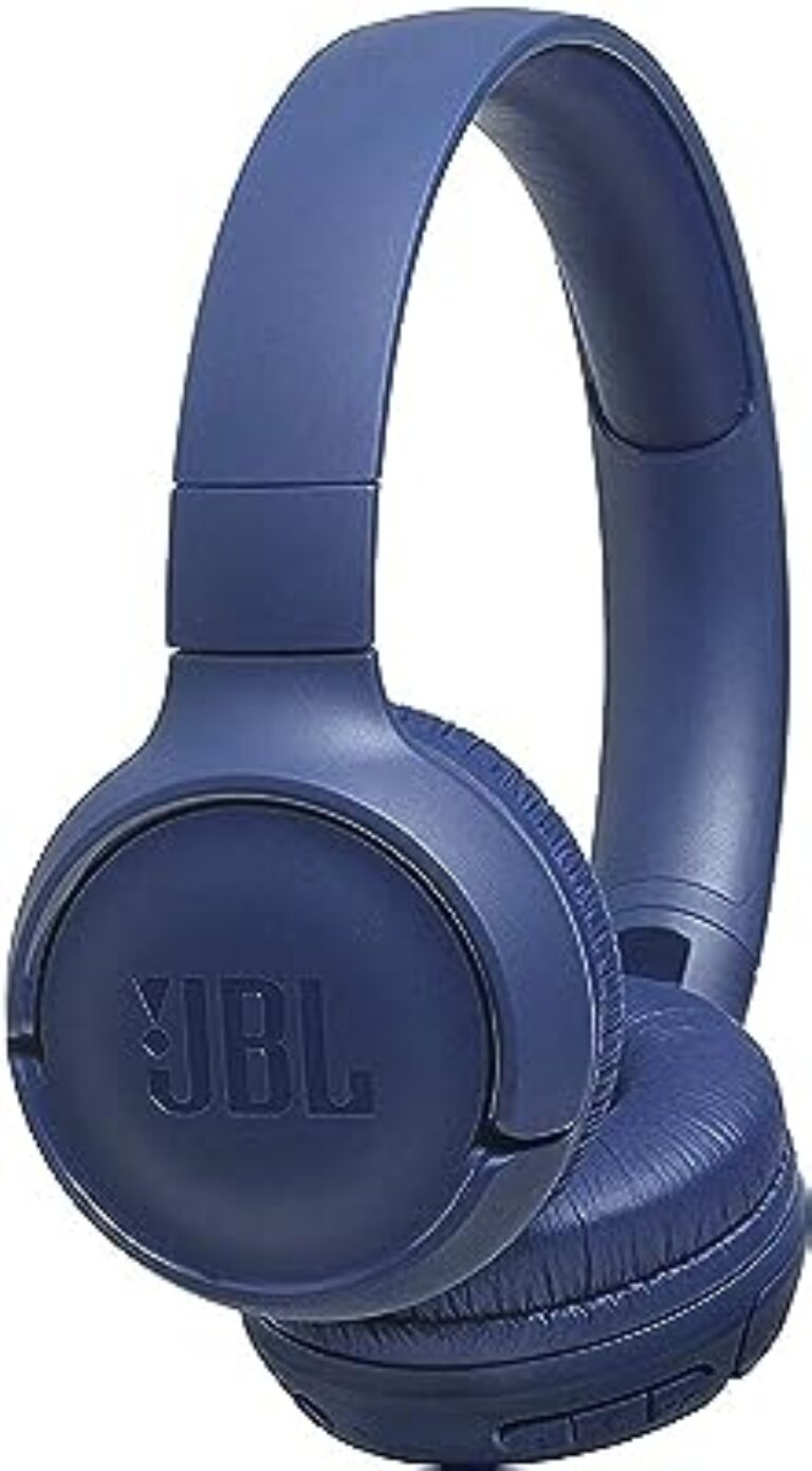 JBL Tune 500BT Wireless On-Ear Headphones (Blue)