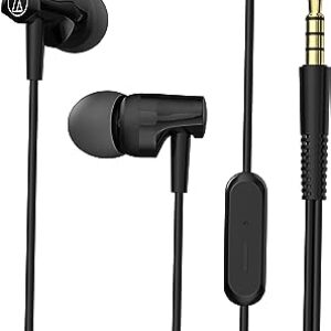 Audio-Technica CLR100iS In-Ear Earphones (Black)