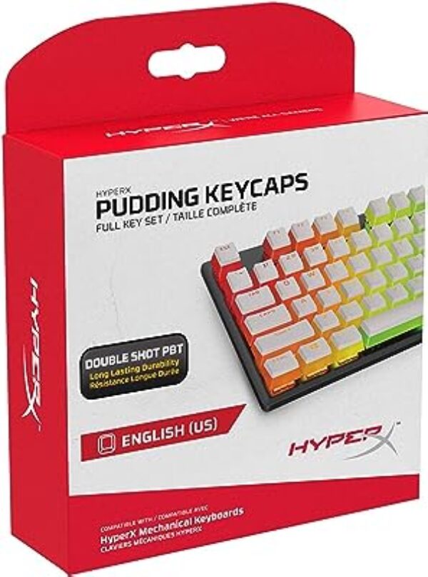 HyperX PBT Pudding Keycaps - White