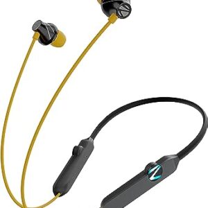 Zebronics Yoga N2 RGB Neckband Earphones (Yellow)