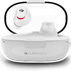 ZEBRONICS Zeb-Sound Bomb N2 TWS Earbuds (White)