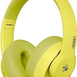 ZEBRONICS Zeb-DUKE1 Wireless Bluetooth Headphone (Green)