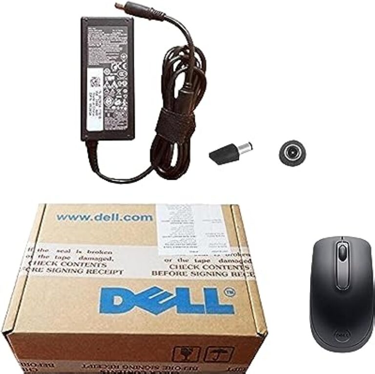 Dell G4X7T 65W Power Adapter & WM118 Wireless Mouse