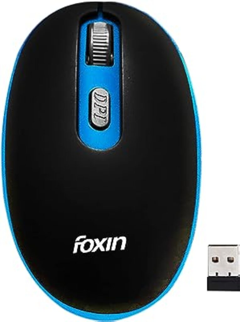 Foxin 9099 Wireless Mouse Vibrant Blue