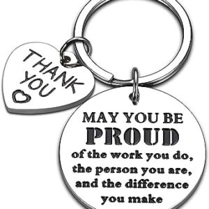 Thank You Keychain for Coworker