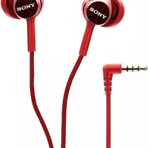 Sony MDR-EX155AP Red Wired Earphone
