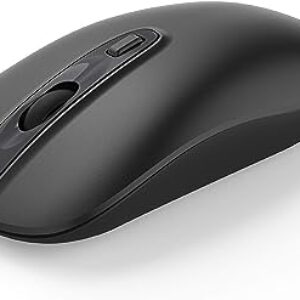 Cimetech Rechargeable Wireless Mouse Bluetooth 4.0+2.4G Black