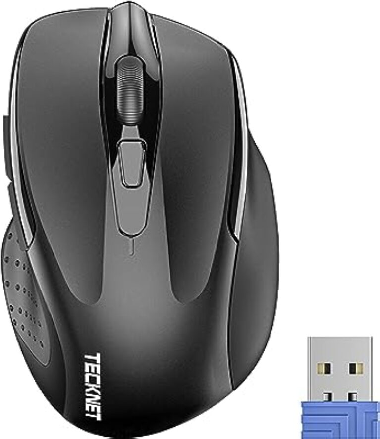Tecknet M003 Wireless Optical Mouse (Black)