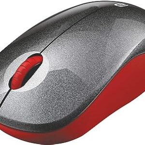 Portronics Toad 12 Wireless Optical Mouse (Red-Black)