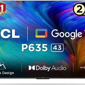 TCL 43P635 Bezel-Less 4K Smart LED