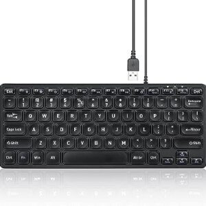 Perixx PERIBOARD-432 Wired Mini USB Keyboard