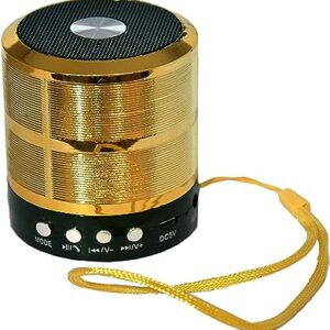 Mini Bluetooth Speaker WS 887 Golden