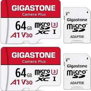 Gigastone 64GB Micro SD Card 2 Pack