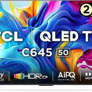 TCL 50C645 4K Smart QLED TV