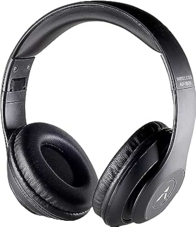 Adcom Shuffle Wireless Bluetooth Headphones (Black)