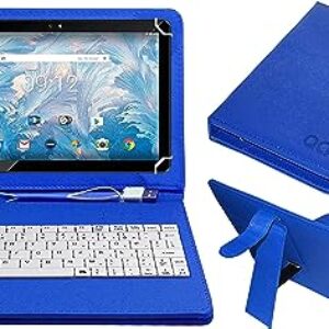 ACM USB Keyboard Case for Acer One 10 T4-129L - Blue