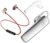FIER K1W-I7-RMAG Wireless Bluetooth in Ear Headset with Mic (White & Red)
