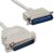 Technotech LPT Printer Cable Wire for Dot Matrix and Old Ink-jets Printer (White, 5 Meter)