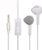 Khushi Compatible for In-Ear Earphone Original Samsung Galaxy A52 Wired Stereo Deep Bass Hands-Free Headsets, 3.5 mm Audio Jack, Answer Calling with Mic, Call End Button, Samsung YS Earphone [White]