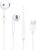 OPPO Original (6month s Warranty) Half in-Ear Wired Earphones with Type C Input Jack and Built-in Mic-MH135 White