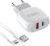3 idea Imagine Create Print Tessco BC-202 Multiple USB Charger with C-Type USB Cable for Smartphones, Tablets, PC