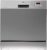 Midea 8 Place Setting Table Top Dishwasher (WQP8-3802D, Silver)