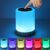 SPEAR Global Night Light LED Touch Portable Bluetooth Speaker, Wireless HiFi Speaker with Smart Colour Changing Touch Control, USB Rechargeable Bedside Table Lamp/TF Card/AUX Support for All Devices