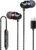 Amazon Basics G2 in-Ear Type C Wired Earphones with Mic,Tangle Free Cable,6Mm Drivers,in Line Mic&Volume Controller (Black)|Only for Select Models of Huawei/Xiaomi/Oppo/Vivo/Iqoo/Realme/Oneplus