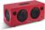 Sonodyne Malhar Handmade Wooden Wireless High Fidelity Bluetooth Speaker with 180 Watts of High Power and Pristine Stereo Clarity, Optical, and Analogue Connectivity with Remote Control (Red)