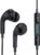 GOVO GOBASS 455 in Ear Wired Earphones with HD Mic for Calls, 10mm Dynamic Driver, Noise Cancellation (Platinum Black)