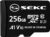 SEKC 256GB microSDXC Memory Card with SD Adapter UHS-I U1 A1 V10 Full HD 4K Ultra HD (SV10A1256)