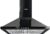 Glen 60cm 1000 m³/hr Pyramid Kitchen Chimney Push Buttons Baffle Filters (6050 DX Junior, Black)
