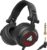 MAONO AU-MH501 Over-Ear Wired Studio Headphones, Stereo Monitor Closed Back Headsets with 50mm Driver and Lightweight Foldable Design for Gaming, Singing, Microphone Recording, Mobile, PC (Black)