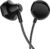 CLAVIER Aero in-Ear Headphones/Earphones with Stereo Mic for All Smartphones with Carrying Case (Black)