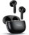 pTron Bassbuds Perl In-Ear TWS Earbuds with AI-TruTalk ENC Calls, Immersive Sound, 28Hrs Playtime, Music/Game Modes, BT5.3 Wireless Headphones, Pinch Touch Control, Type-C Fast Charging & IPX4 (Black)