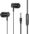 Kratos Thump Wired Earphones, Powerful Bass, HD Sound Quality Earphones, Tangle Free Cable, Comfortable in Ear Fit, with Mic 3.5 mm Jack – Black