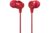 JBL C50HI, Wired in Ear Headphones with Mic, Red