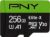 PNY Elite-X microSD 256GB, U3, V30, A1, Class 10, up to 100MB/s – P-SDU256U3100EX-GE