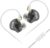 CCA CRA in Ear Monitor Earphone, Ultra-Thin Diaphragm Dynamic Driver IEM, Clear Sound & Deep Bass, Wired Earbuds with Mic and Tangle-Free Removable Cord