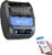 LENVII LV-399B 80MM Bluetooth Thermal Label Printer 3 Inch Barcode Printer Mini Receipt Printer 2 in 1 Printer Compatible with Android/iOS System